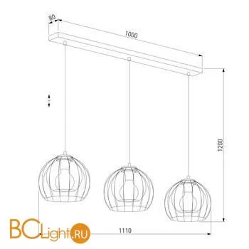 Подвесной светильник TK Lighting 4483 Universo a059496 - Фото 0