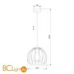 Подвесной светильник TK Lighting 3154 Universo a059495 - Фото 0