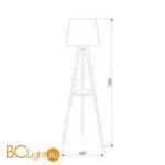 Торшер TK Lighting Vaio 698 Vaio White 00000084844 - Фото 0