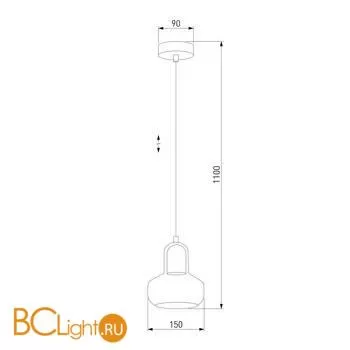 Подвесной светильник TK Lighting 2394 Vichy Gold a059475 - Фото 0