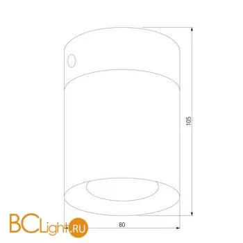 Спот TK Lighting Vico 3410 Vico Black a059724 - Фото 0