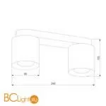 Спот TK Lighting Vico 3411 Vico Black a059727 - Фото 0