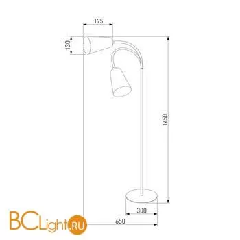 Торшер TK Lighting 5166 Wire Silver a059439 - Фото 0