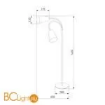 Торшер TK Lighting 5166 Wire Silver a059439 - Фото 0