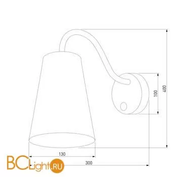 Бра TK Lighting 3240 Wire Silver a059437 - Фото 0