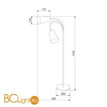 Торшер TK Lighting 1099 Wire Gold a059433 - Фото 0