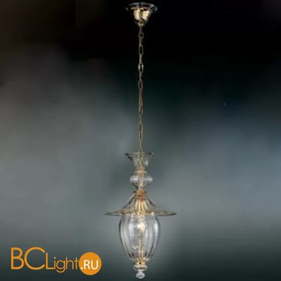 Подвесной светильник Vetri Lamp 1032/28 Cristallo/Ambra