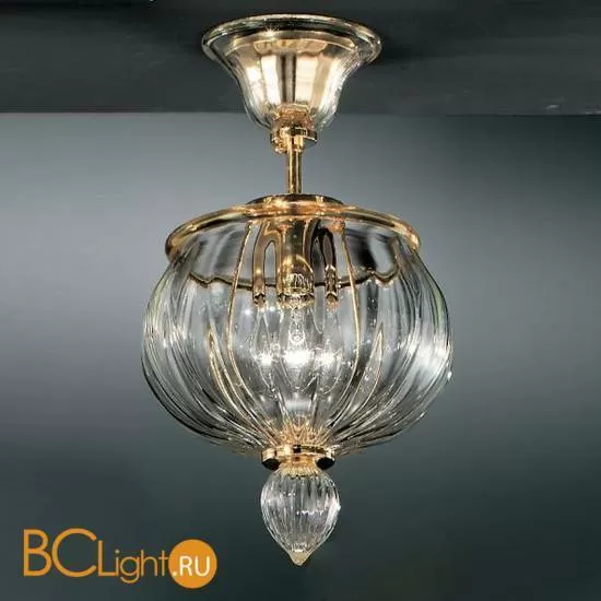 Потолочный светильник Vetri Lamp 1035/18 Cristallo/Ambra