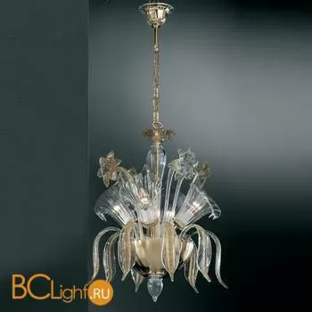 Люстра Vetri Lamp 304/4 Cristallo/Ambra