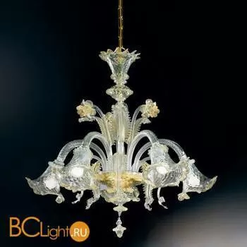 Люстра Vetri Lamp 87/5 Cristallo/Oro 24Kt