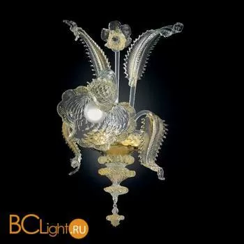 Бра Vetri Lamp 87/A1 Cristallo/Oro 24Kt
