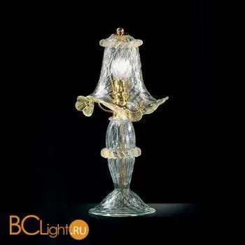 Настольная лампа Vetri Lamp 87/L Cristallo/Oro 24Kt