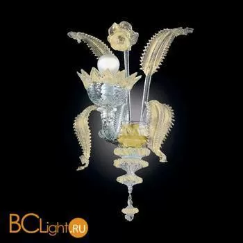 Бра Vetri Lamp 86/A1 Cristallo/Oro 24Kt