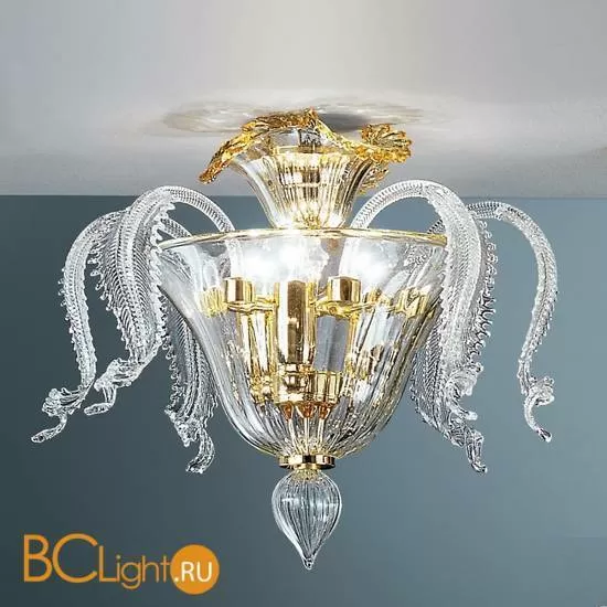 Потолочный светильник Vetri Lamp 91/PL Cristallo/Oro