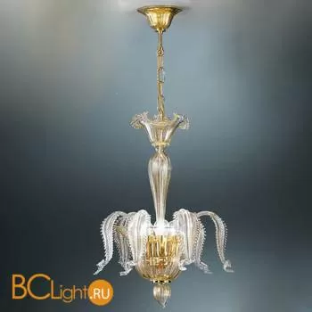 Подвесной светильник Vetri Lamp 91/S Cristallo/Oro