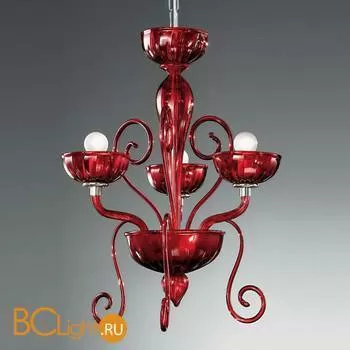 Люстра Vetri Lamp 971/3 Rosso - Фото 0