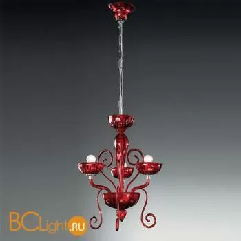 Люстра Vetri Lamp 971/3 Rosso
