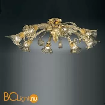 Потолочная люстра Vetri Lamp 1028/8 Oro 24 Kt.