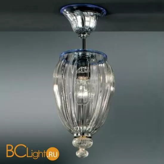 Потолочный светильник Vetri Lamp 1036/17 Cristallo/Blu