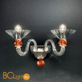 Бра Vetri Lamp 1153/A2 Cristallo/Rosso