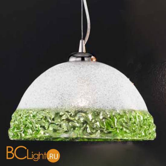 Подвесной светильник Vetri Lamp 1158/32 Cristallo/Verde