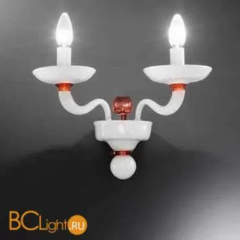 Бра Vetri Lamp 1171/A2 Bianco/Arancio