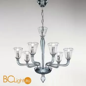 Люстра Vetri Lamp 1187/6 Grigio/Crystallo