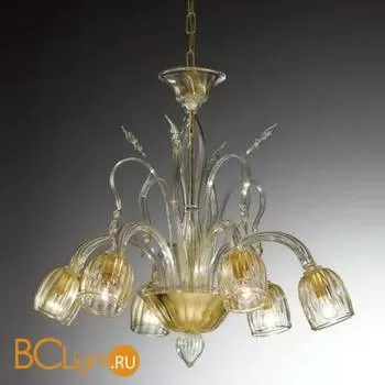Люстра Vetri Lamp 1189/6 Oro 24 Kt.