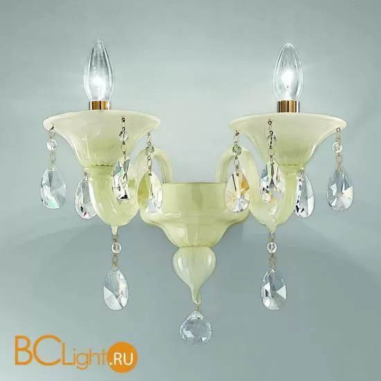 Бра Vetri Lamp 1190/A2 Bianco/Cristallo