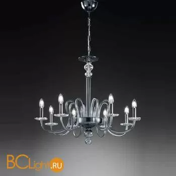 Люстра Vetri Lamp 1202/8 Grigio/Cristallo