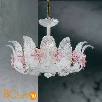 Люстра Vetri Lamp 142/50 Cristallo/Rosa