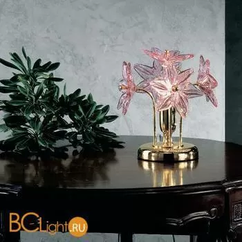 Настольная лампа Vetri Lamp 142/L Cristallo/Rosa