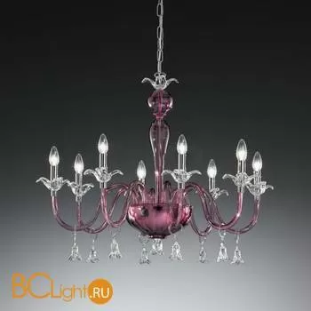 Люстра Vetri Lamp 894/8 Ametista/Cristallo