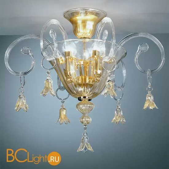 Потолочный светильник Vetri Lamp 90/PL Cristallo/Oro
