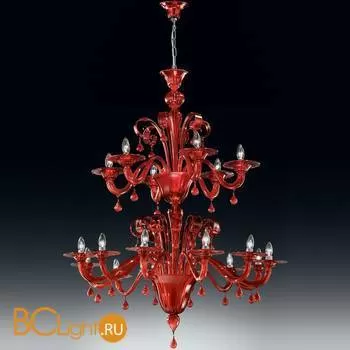 Люстра Vetri Lamp 911/12+6 Rosso