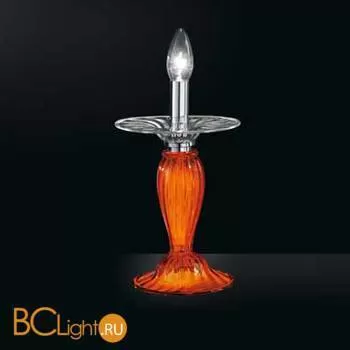 Настольная лампа Vetri Lamp 924/L Arancio/Cristallo