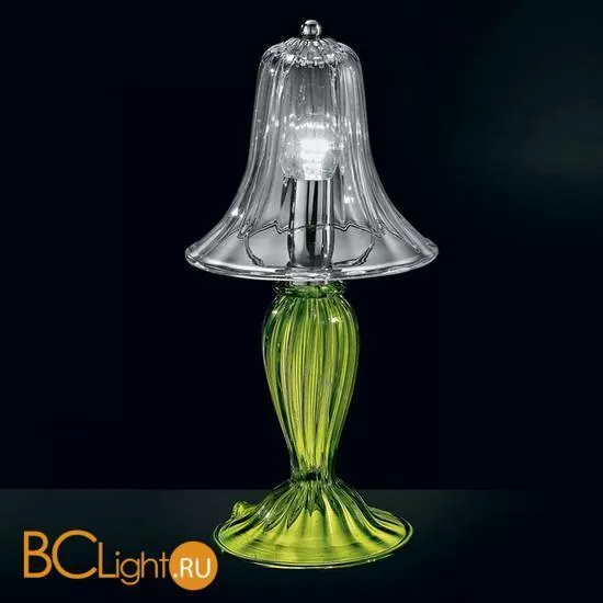 Настольная лампа Vetri Lamp 925/L Verde oliva/Cristallo