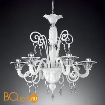 Люстра Vetri Lamp 972/6 Bianco/Cristallo