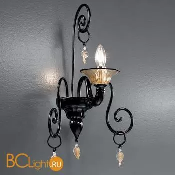 Бра Vetri Lamp 972/A1 Nero/Oro
