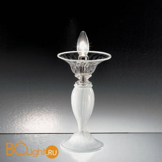 Настольная лампа Vetri Lamp 972/L Bianco/Cristallo