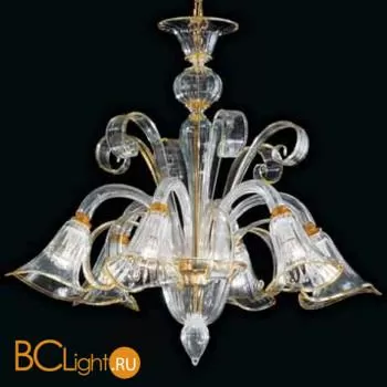 Люстра Vetri Lamp 992/6 Cristallo/Ambra