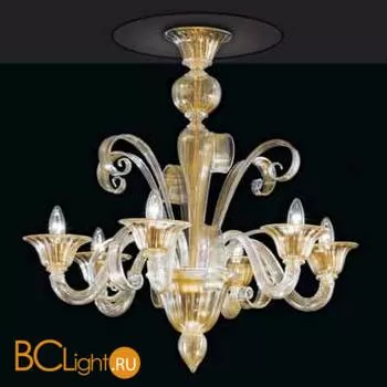 Потолочная люстра Vetri Lamp 993/6PL Oro 24 Kt.
