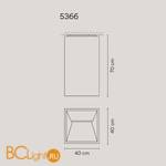 Потолочный светильник Vibia Link XXL 5366 03 White - Схема