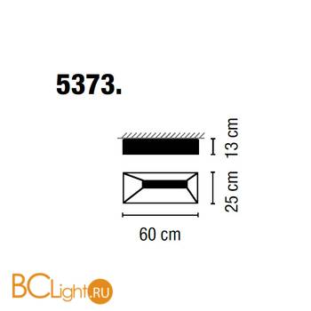 Потолочный светильник Vibia Link 5373 03 Gloss white - Схема