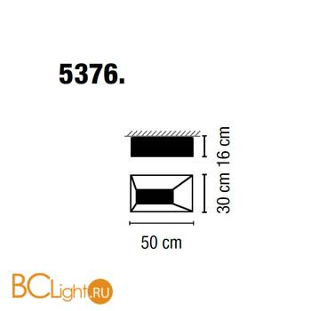 Потолочный светильник Vibia Link 5376 03 Gloss white - Схема