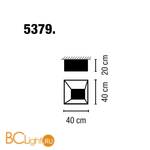 Потолочный светильник Vibia Link 5379 03 Gloss white - Схема