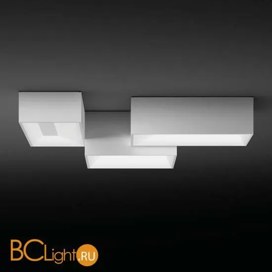 Потолочный светильник Vibia Link 5388 03 Gloss white (dimmable electronic ballast)
