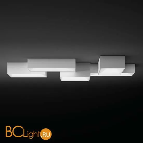 Потолочный светильник Vibia Link 5395 03 Gloss white (dimmable electronic ballast)