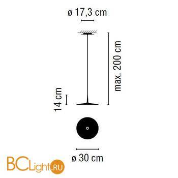 Подвесной светильник Vibia Skan 0270 18 /12 - Схема