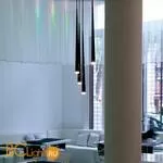 Подвесной светильник Vibia Slim 0914 04 /1B Black carbon fiber - Фото 1